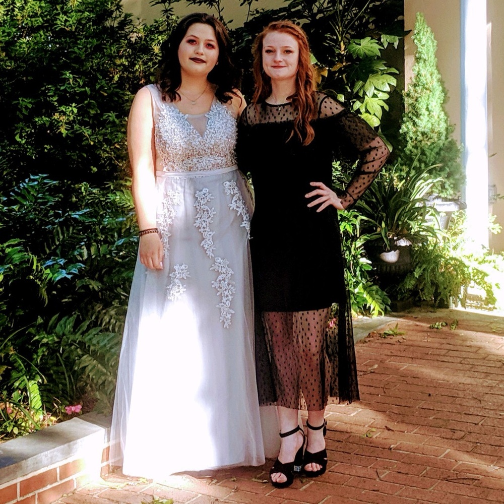 Grey Formal Dress